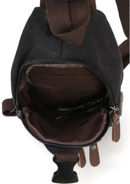 Rahatlıkta Şıklık Kanvas Omuz Çantasıyla Tanışın Siyah indirimleri