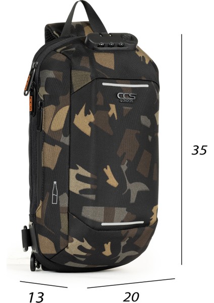 Yüksek Güvenlikli ve Şık Tasarımlı Şifreli Bady Bag Omuz Çantası