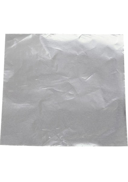 100 Kare Alüminyum Ş Çikolata Ambalajları Iğıt Dıy Gümüş (Yurt Dışından)