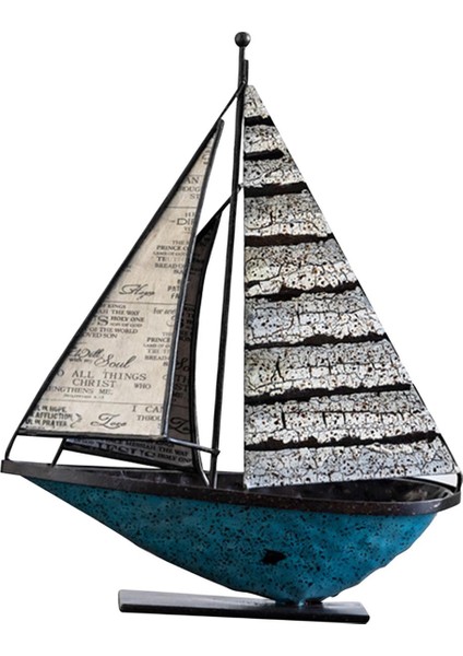 Yelkenli Dekor Retro Yelkenli Kitaplık Giriş 20X7X27CM (Yurt Dışından) fırsatları