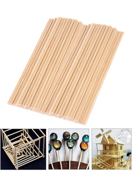 50 / 100 Bitmemiş Ahşap Çubuklar Dübeller Uçak Modelleme 15CM 50 (Yurt Dışından) indirimleri
