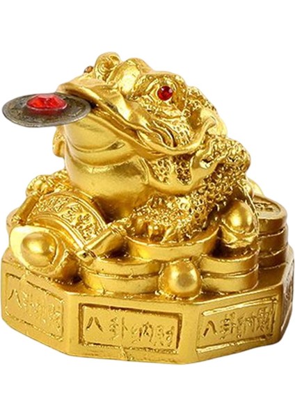 Çin Feng Shui Para Kurbağaları Heykeli, Reçine, Şanslı Para Aureate (Yurt Dışından) indirimleri