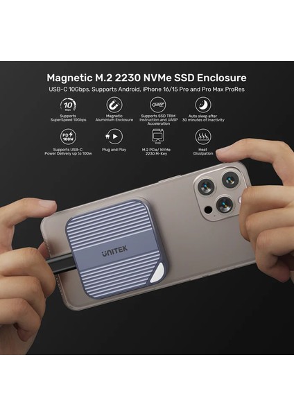 Unıtek Manyetik Nvme Ssdkutusu M.2 2230 S1244AGY01 modelleri