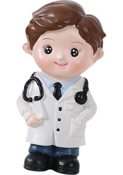 Festival Partisi Için Doktor Heykeli Dekorasyon Kek Topper (Yurt Dışından) fırsatları