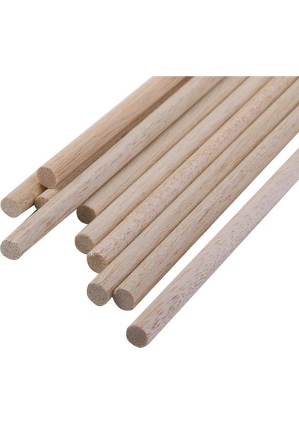 10 Yuvarlak Ahşap Kek Lolly Çubukları Zanaat 200MM x 8mm 8X8MM (Yurt Dışından) fırsatları