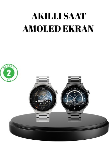 Akıllı Saat Nfc – Bluetooth Arama ve Kablosuz Şarj Özellikli - M266K905-R80266