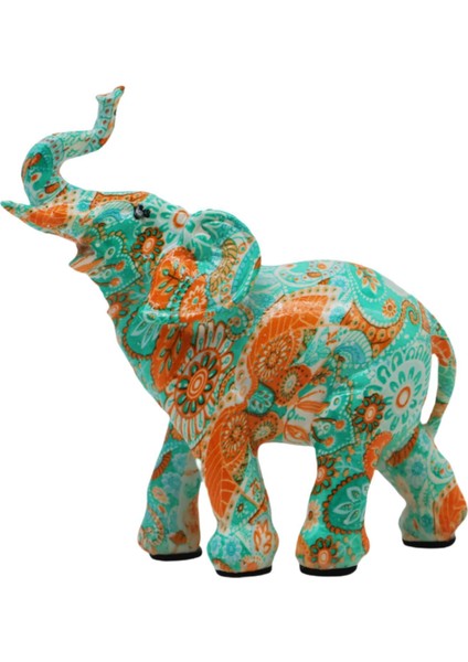 Fil Heykelcik Icı Heykel Merkezinde Oturma Odası Yeşil (Yurt Dışından)