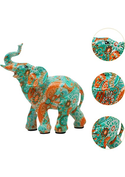 Fil Heykelcik Icı Heykel Merkezinde Oturma Odası Yeşil (Yurt Dışından) fiyatları