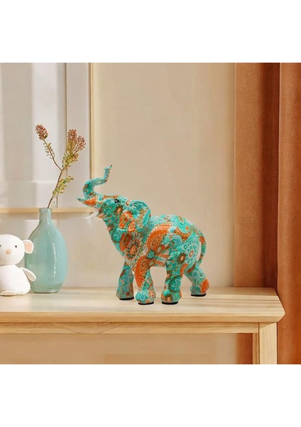 Fil Heykelcik Icı Heykel Merkezinde Oturma Odası Yeşil (Yurt Dışından) indirimleri