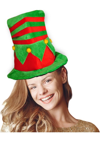 Yılbaşı Figürlü Bez Şapka Şapka Ölçüleri: Çap: 17 Cm, Uzunluk: 25 cm fiyatları