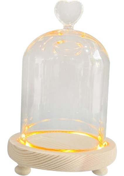Cam Cloche Dome Geçirmez Ev Diy Sevgililer Günü Şeffaf Dome Cloche 9X11CM (Yurt Dışından) modelleri