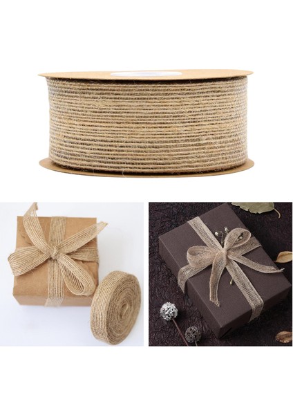 Bir Doğal Jüt Kurdele, El I Için Ğı Kurdelesi, 1cm Doğal Jüt (Yurt Dışından) fırsatları