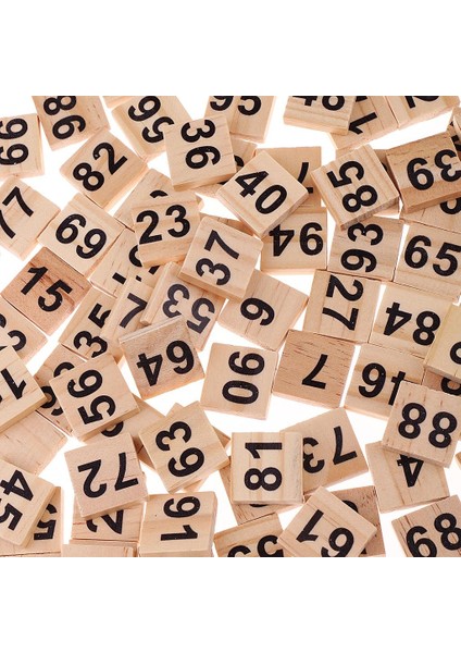 100X Sayılar Fayansları 1 El Sanatları Için Sayı Blokları 1-100SAYILAR (Yurt Dışından) fırsatları