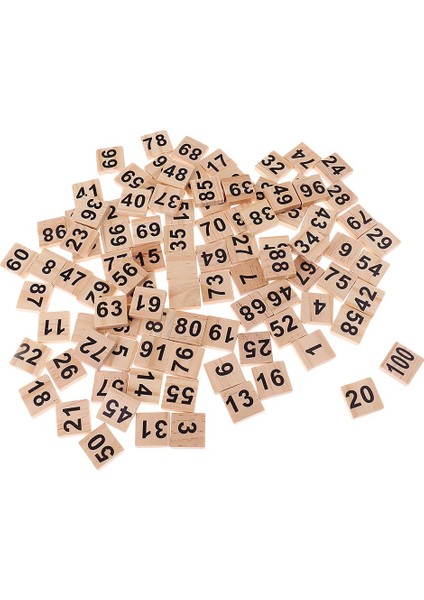 100X Sayılar Fayansları 1 El Sanatları Için Sayı Blokları 1-100SAYILAR (Yurt Dışından) indirimleri
