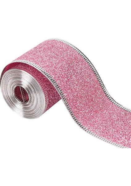 2 Inç x 90 Yard Noel Tel Kenarlı Kurdele (Yurt Dışından)