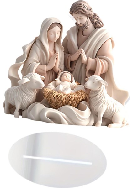 Noel Doğum Sahnesi I 2d Düz Akrilik Heykelcik (Yurt Dışından) fırsatları