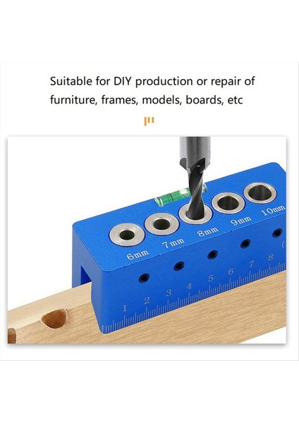 Ahşap Işleme Düz Delik Sondaj Bulucu 6 7 7 8 9 10 mm Seviye Dikey Sondaj Makinesi Fikstür Log Tenon Pin Aracı (Yurt Dışından) modelleri