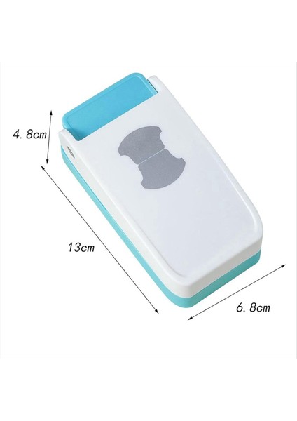 Taba Punch Handheld Klasör Punch Gevşek Yaprak Ayırıcı Etiket Zanaat Kağıt Kağıt Punch Cutter Puncher Yuvarlak (Yurt Dışından) modelleri