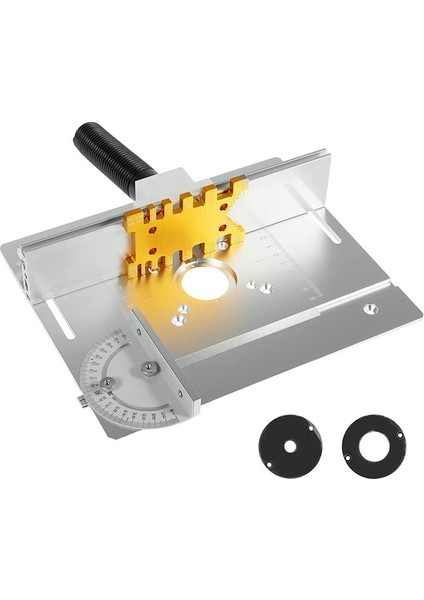 Alüminyum Yönlendirici Tablosu Ekleme Plakası Ahşap Freze Çevirme Tahtası Gauge Yönlendirici Düzeltici Ahşap Ahşap Aracı A (Yurt Dışından)