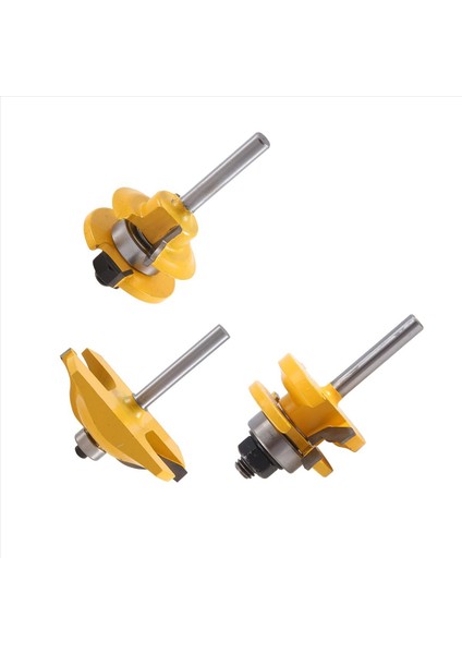 3pc1/4 Shank Yükseltilmiş Panel Dolabı Kapı Yönlendirici Bit Seti - 3 Bit Ogee Ahşap Kesici Ahşap Yönlendirici Bitleri (Yurt Dışından) fiyatları