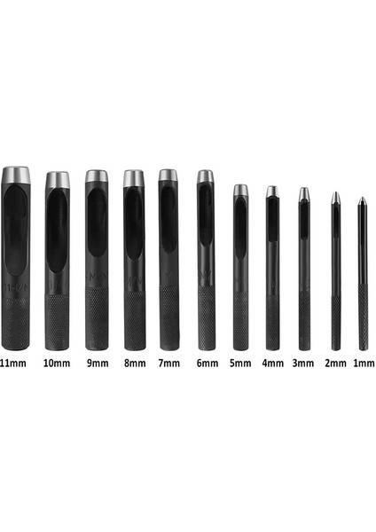 11 Adet Yuvarlak Çelik Içi Boş Yumruk Seti 1-11MM Deri Zanaat Içi Boş Delik Yumruk Araçları Izleme Bandı Tuval Kuş (Yurt Dışından) indirimleri