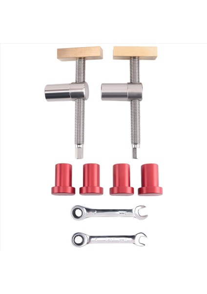 Tezgah Köpek Durdurma Setleri ile Ahşap Işleme Tezgah Köpek Kelepçeleri Klips Kelepçesi Armatürü Mengene Banklar Doğrama Marangoz Araçları (20MM) D (Yurt Dışından) fiyatları