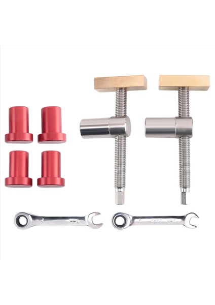 Tezgah Köpek Durdurma Setleri ile Ahşap Işleme Tezgah Köpek Kelepçeleri Klips Kelepçesi Armatürü Mengene Banklar Doğrama Marangoz Araçları (20MM) D (Yurt Dışından) fırsatları