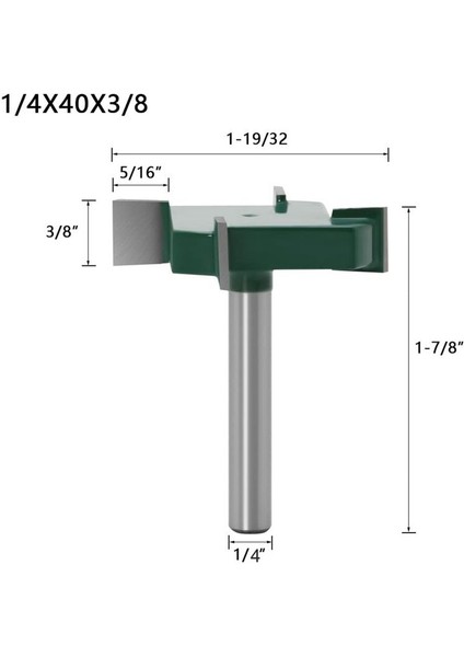 4pcs Cnc Spoilboard Yüzey Yönlendirici Bitleri 1/4 Inç Döşeme Karbür Düzenli Yönlendirici Bit Set Rabbet Yuvası Kesici (Yurt Dışından) fırsatları