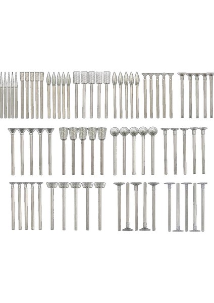 75 Adet Elmas Kaplamalı Noktalar Öğütme Biti Elmas Burr Set 2 35MM Takım Bit Öğütücü Için Takım Elbise (Yurt Dışından)
