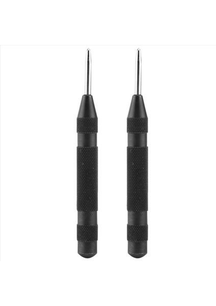 2x Center Punch Matkap Merkezi Punch Matkap Bit Araçları Yay Yüklü Işaretleme Başlangıç Delikleri Aracı Otomatik Merkez Pin Punch (Yurt Dışından)