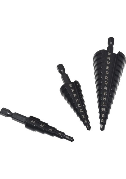 Step Matkap Bit 4-12/20-32MM Nird-Kaplamalı Ahşap Metal Sondaj Aracı Metal Delik Kesici Adım Koni Matkap Bit (Yurt Dışından) fiyatları