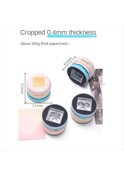 Kw-Trio Punch Dıy Craft Dole Puncher Scrapbooking Punches Maker Çocuk Scrapbook Kağıt Kesici Kabartma Daha Keskin A (Yurt Dışından) modelleri