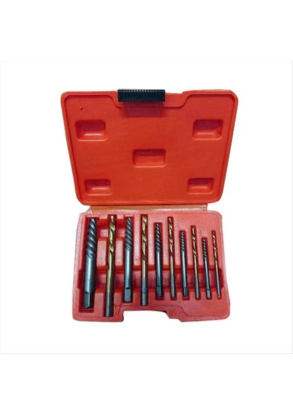 10PCS Set Vidalı Çıkarıcı Kırık Tel Ekleyici Düşmüş Vidaları ve Kırık Cıvata Donanım Aletlerini Çıkarmak Için Kullanılır (Yurt Dışından)