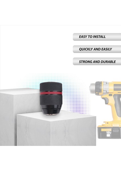 1 5-13MM Anahtarsız Matkap Chuck 1/2INCH-20UNF Sds-Plus Shank 1/4inch Hex Shank 1/2inch Soket Kare Anahtar Adaptörü (Yurt Dışından) fırsatları