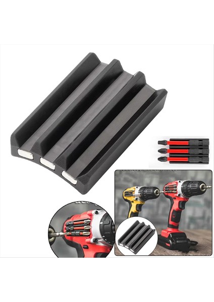Manyetik Bit Tutucu Matkap Bitleri Tutucu Organizatör Küçük Güçlü Mıknatıs Matkap Bit Stand Milwaukee Etki Sürücüleri Matkap (Yurt Dışından) fiyatları