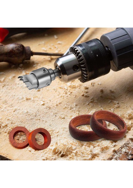 2 Set Ahşap Boncuklar Matkap Bitlik Balo Bıçağı Freze Kesici Dıy Halkalar Için Set Takı Yapan A &amp B (Yurt Dışından) fiyatları