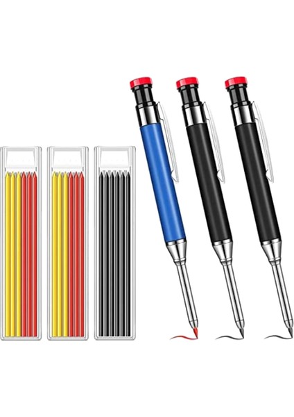 Carpenter&#39 In Kalemleri Derin Delik Markeri Carpenter&#39 In Kalemler Kalem Atölyesi Ahşap Işleme Aracı Için Mekanik Kalem Işaretleyici (Yurt Dışından)