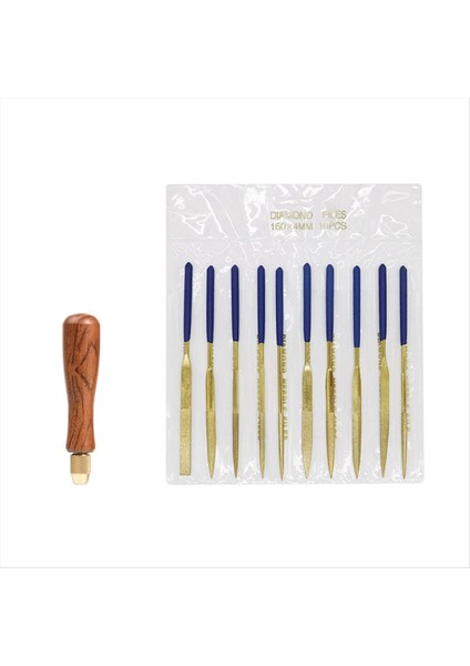 1 Set Ahşap Topak Asit Şube Ahşap Toplama Titanyum Kaplama Elmas Dosya Ahşap Araç Aksesuarları Dıy (Yurt Dışından)