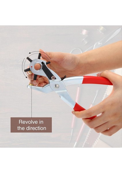 3 Paket Kemer Deliği Deri Deliği Punch Crafts Kemer Deliği Puncher Için Punch 6 Çok Delikli Boyut Döner Yumruk Aracı (Yurt Dışından) fiyatları