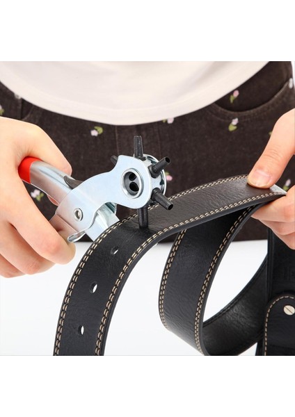 3 Paket Kemer Deliği Deri Deliği Punch Crafts Kemer Deliği Puncher Için Punch 6 Çok Delikli Boyut Döner Yumruk Aracı (Yurt Dışından) modelleri