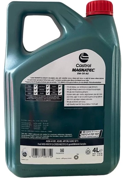 Stop Start Magnatec 5W30 4Lt Motor Yağı indirimleri