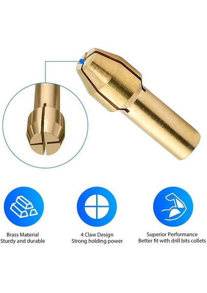 8pcs Pirinç Koltuk Seti Anahtarsız Matkap Chuck Değiştirme 4485 Pirinç Hızlı Değişim Döner Sondaj Somun Alet Seti (Yurt Dışından) fiyatları