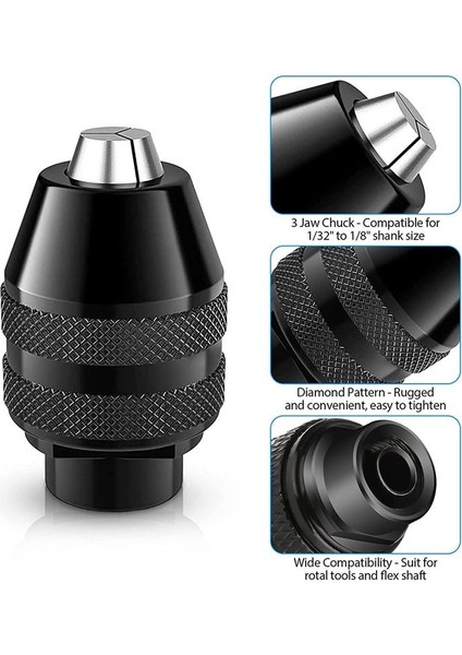 8pcs Pirinç Koltuk Seti Anahtarsız Matkap Chuck Değiştirme 4485 Pirinç Hızlı Değişim Döner Sondaj Somun Alet Seti (Yurt Dışından) modelleri