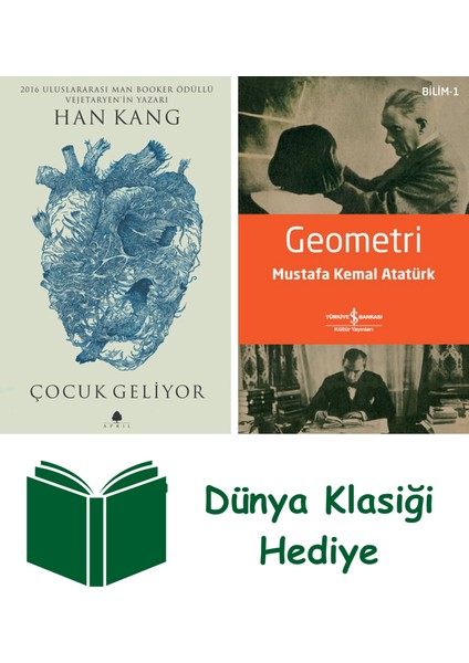 Çocuk Geliyor + Geometri + Dünya Klasiği Hediye