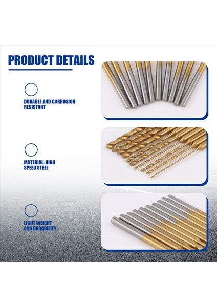 Mikro Twist Matkap Bit Seti-10 Pcs 0 6mm-2 2mm Küçük Matkap Bit 2 35 Saf Hss Mini Gravür Matkap Bitleri Delik Sondaj Aracı (Yurt Dışından) indirimleri