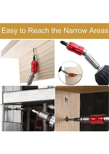 3pcs Manyetik Pivot Matkap Bit Tutucu Manyetik Dönen Bit Uç Tutucu Hızlı Serbest Bırakma Esnek Tornavida Bit Tutucu C (Yurt Dışından) fırsatları