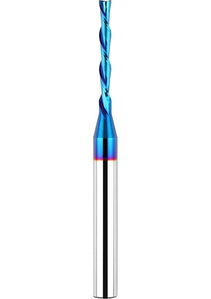 Downcut Spiral Yönlendirici Bit 1/4 Inç Shank 1/8 Inç Kesme Çapı Ahşap Kesme Için Ekstra Uzun 3 Inç Katı Karbür Oyma (Yurt Dışından)