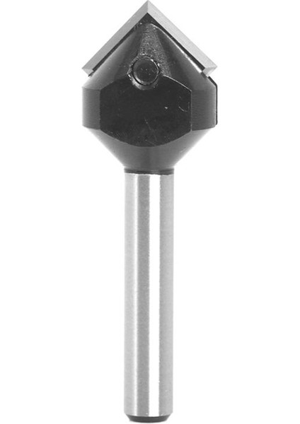 1/4inch Shanks Karbür Spoiler V-Flute 90 ° Tek Flüt Ruter Ruter Matkap Ucu Ucu Freze Freze Cuttters (Yurt Dışından)