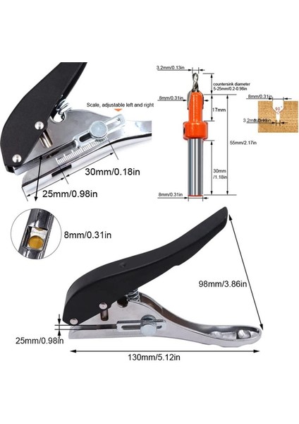 Tek Delikli Yumruk 5/16 Inç-8mm Ağır Delik Delin Punker Peter Punch Taşınabilir El Tutuldu Kağıt Kartları Için Uzun Delik Zımba (Yurt Dışından) fiyatları