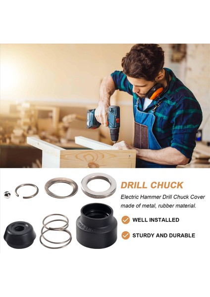 Chuck Cover Bosch Gbh2-20 GBH24 Gbh 2-24 2-20 24DSR Elektrik Çekiç Matkap Güç Alet Aksesuarları (Yurt Dışından) fırsatları